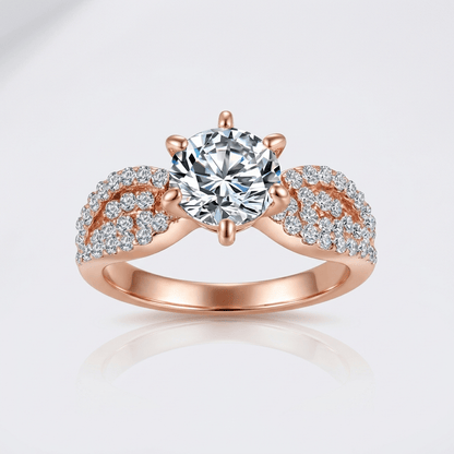 ROSE GOLD DIAMOND LEGACY RING