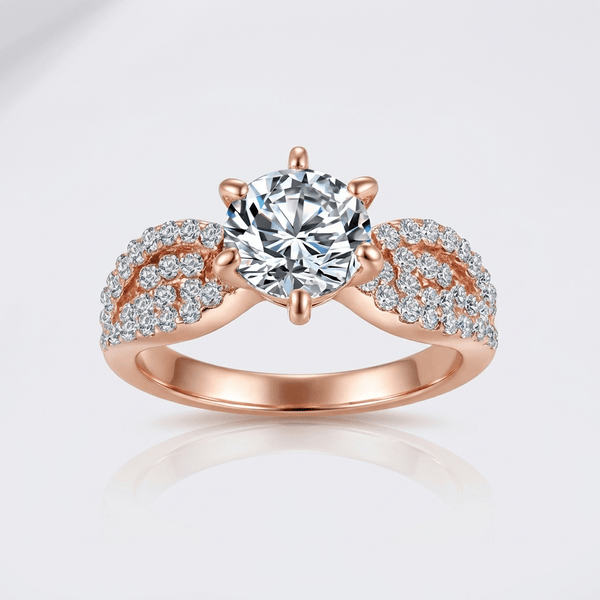 ROSE GOLD DIAMOND LEGACY RING
