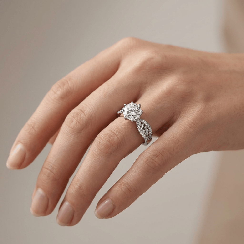 ROSE GOLD DIAMOND LEGACY RING