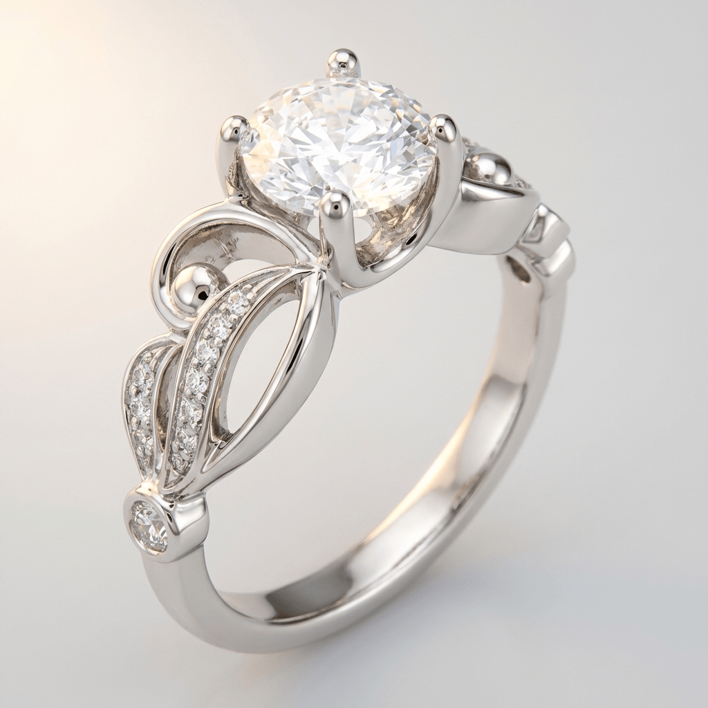 SILVER ZIRCONIA INFINITY LOVE RING