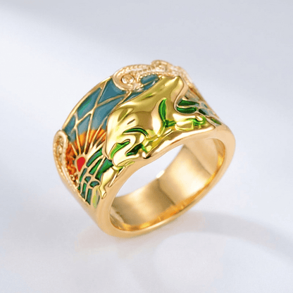 ROSE GOLD TIMELESS ORNATE RING