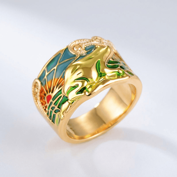 ROSE GOLD TIMELESS ORNATE RING