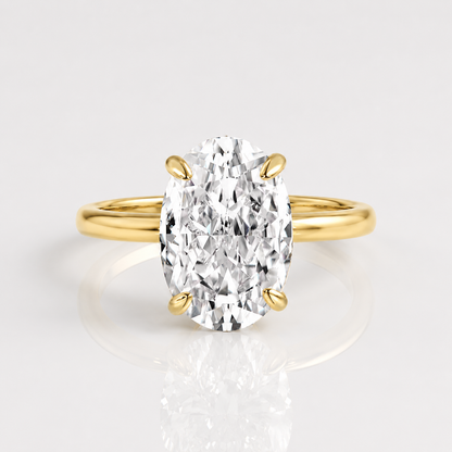 OVAL DIAMOND SOLITAIRE RING